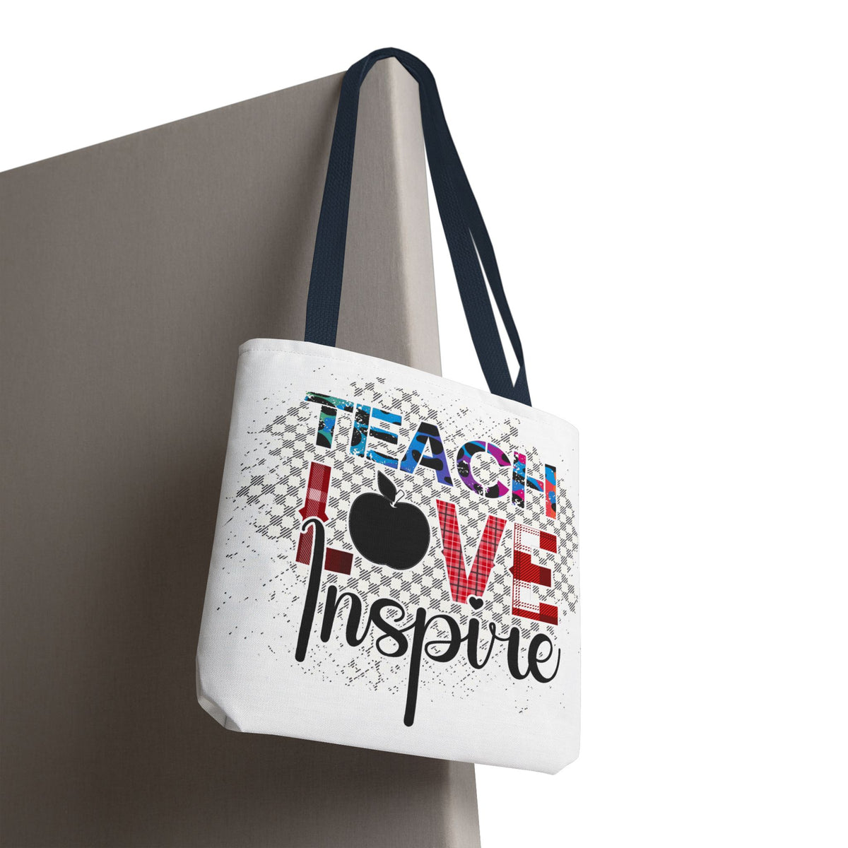 Teach Love Inspire Tote Bag — Teacher Appreciation Classroom Gift