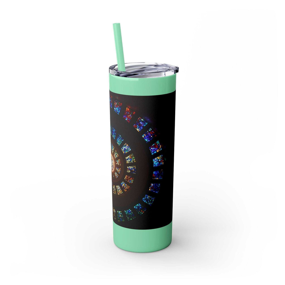 The Maars personalized skinny tumbler with straw