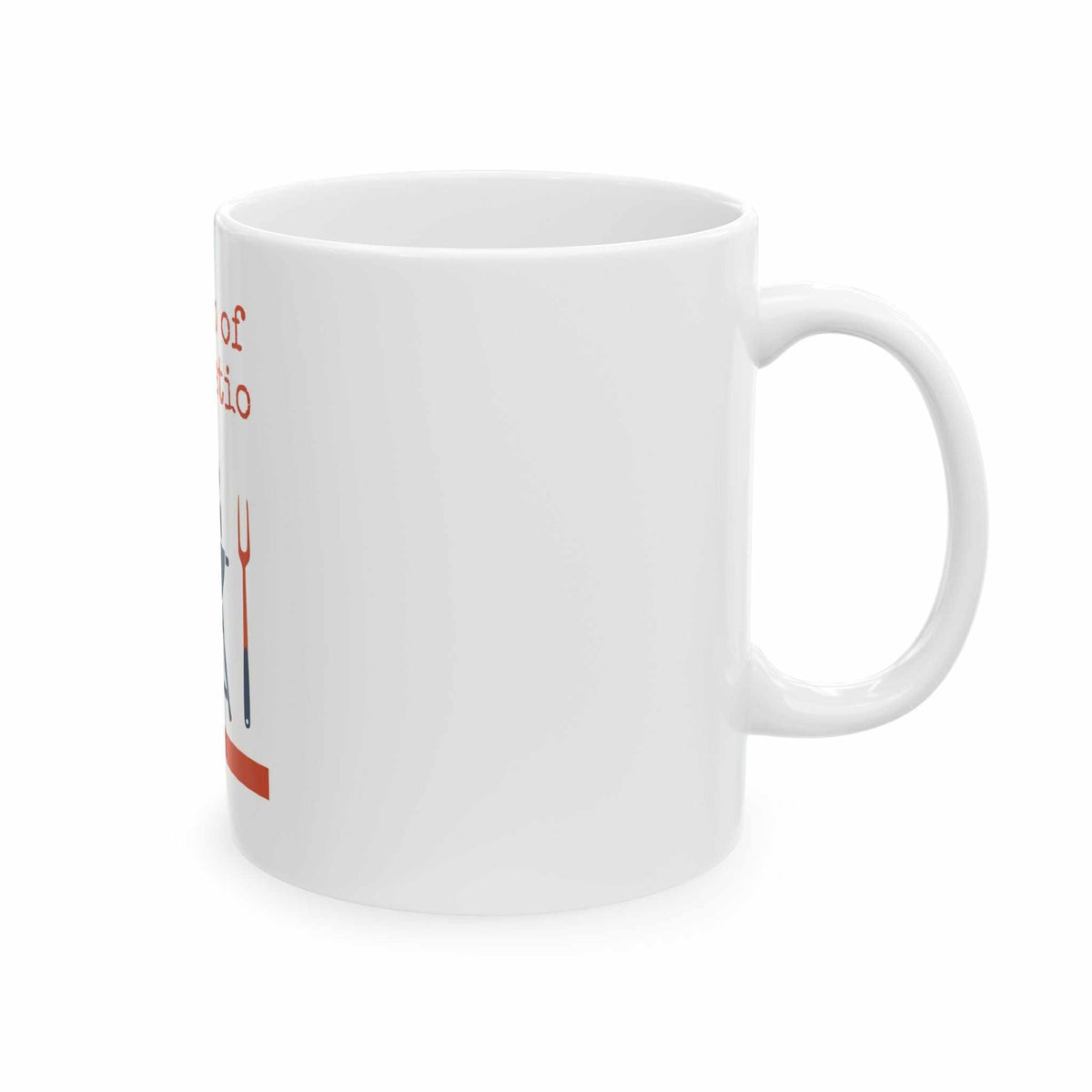 Daddio of the Patio White Ceramic Mug