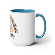 Two-Tone Coffee Mugs, 15oz