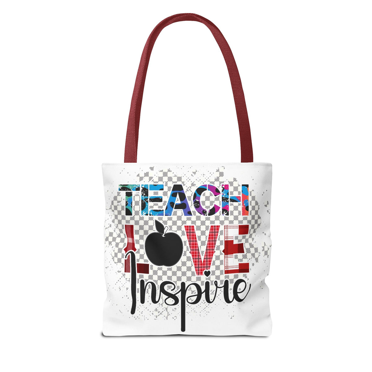 Teach Love Inspire Tote Bag — Teacher Appreciation Classroom Gift