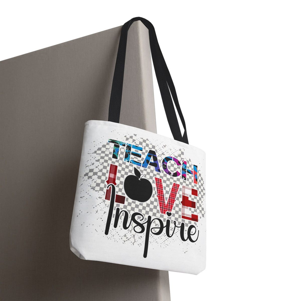 Teach Love Inspire Tote Bag — Teacher Appreciation Classroom Gift