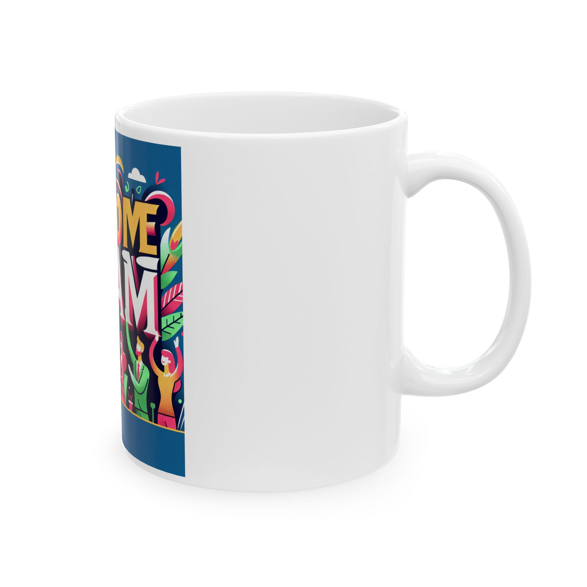 Welcome to the Team Ceramic Mug - Perfect Gift for Coworkers, Office Decor, Employee Appreciation, Motivational Coffee Cup, Team Spirit