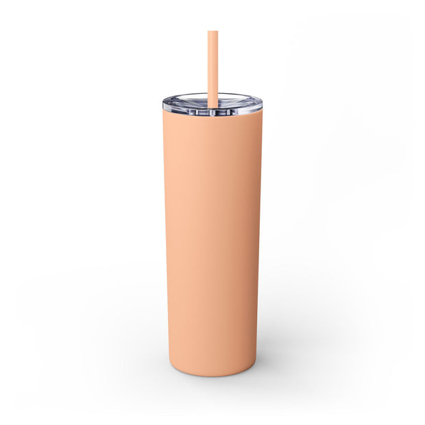 Thanksgiving Skinny Tumbler with Straw, 20oz - Festive Drinkware for Fall Celebrations, Reusable Travel Mug, Fall Decor Gift, Holiday [...]