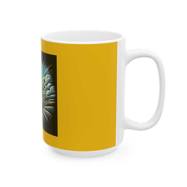 Inspirational Ceramic Mug - With God All Things Are Possible, Coffee Cup, Christian Gift, Motivational Mug, Religious Home Decor