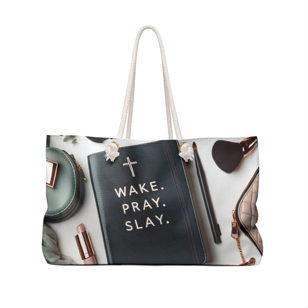 Inspirational Weekender Bag - Motivational Tote for Travel, Fitness, Church, Self-Care, Women’s Gifts