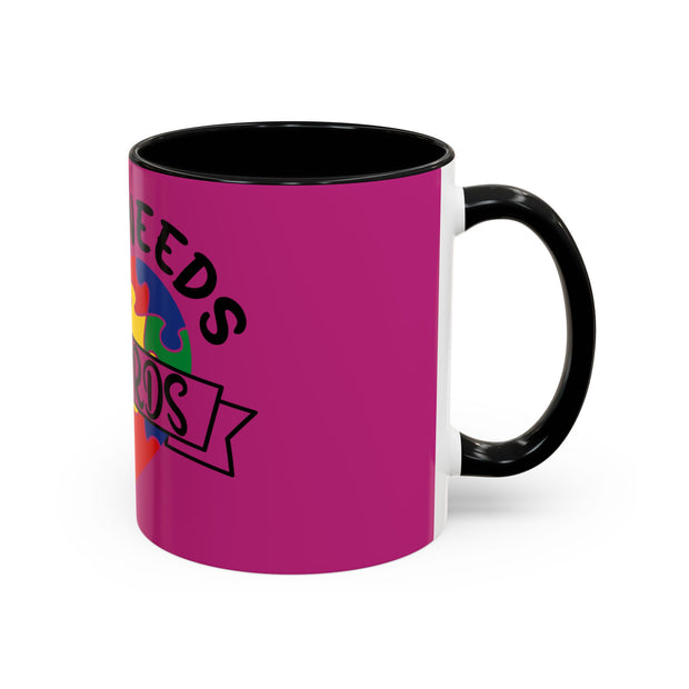 Accent Coffee Mug (11, 15oz)-Love Needs No Words