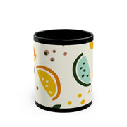 Watermelon Design 11oz Black Mug