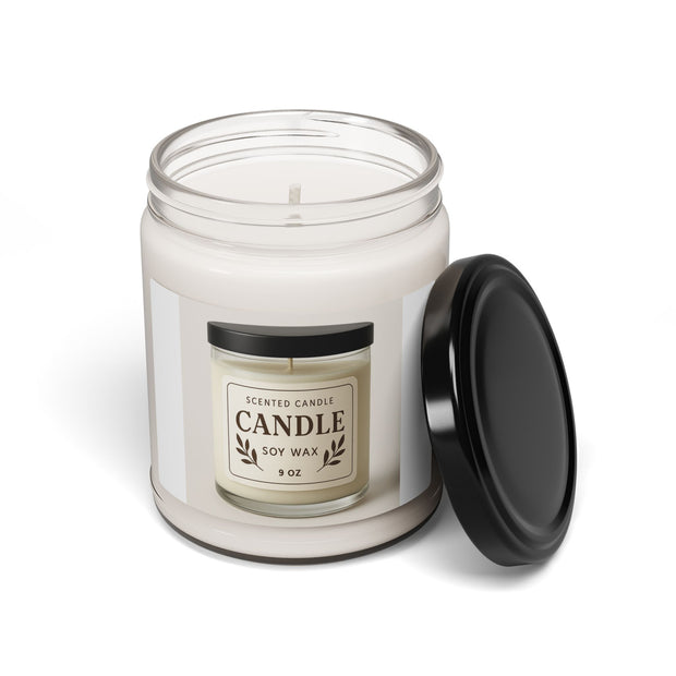 Scented Soy Candle - Relaxing Home Décor, Gift for Her, Aromatherapy, Eco-Friendly, White Lavender Aroma