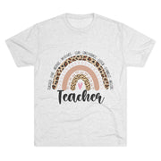 Leopard Print Teacher T-shirt, Gift for Educators
