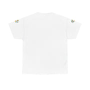 Happy Floral Unisex Tee - Bee Design, Cute Everyday Shirt, Gift for Nature Lovers, Summer Style, Cheerful Apparel