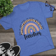 Leopard Print Teacher Tee, Inspirational Teacher Shirt, Gift for Educators, Back to School Outfit, Classroom Apparel, Unisex Shirt