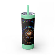 Skinny Tumbler with Straw, 20oz