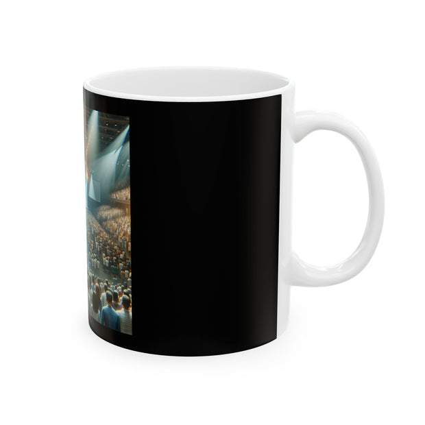 Concert Vibes Ceramic Mug - Perfect for Music Lovers, Gift for Concert Goers, Unique Coffee Mug, 11oz, 15oz