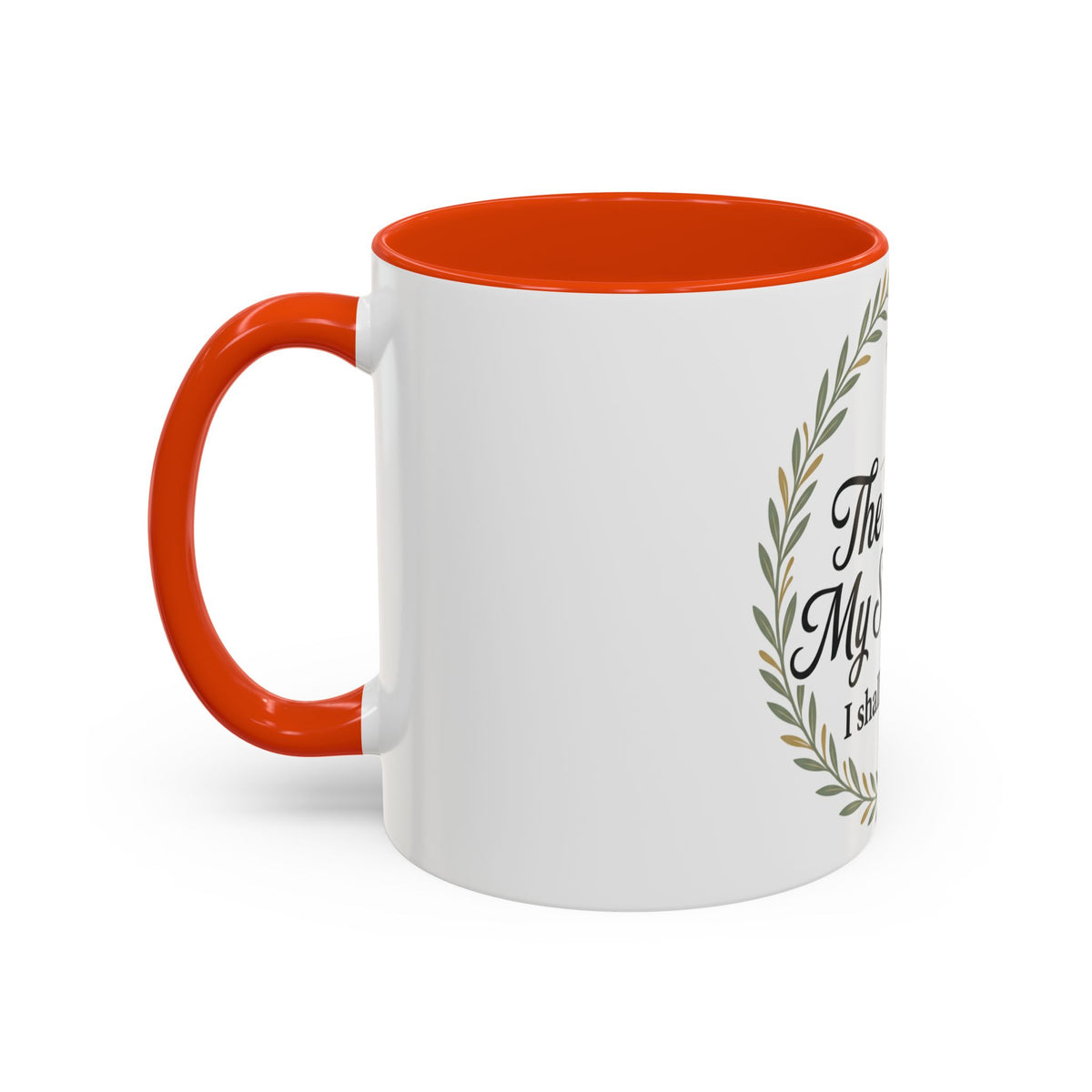 Christian Mug — "The Lord Is My Shepherd, I Shall Not Want" Inspirational Coffee Cup