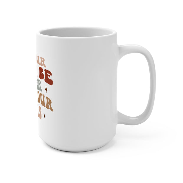 White Ceramic Mug 15oz-