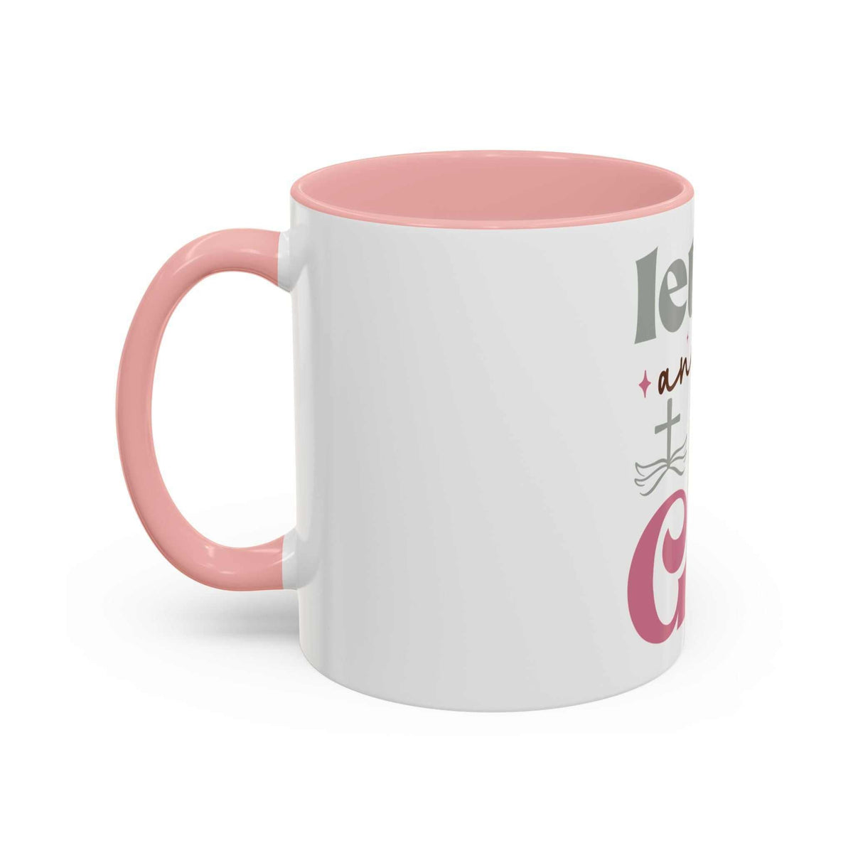 Let Go and Let God Accent Coffee Mug (11 oz and 15 oz)