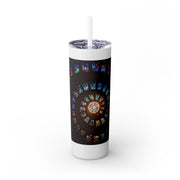 Skinny Tumbler with Straw, 20oz