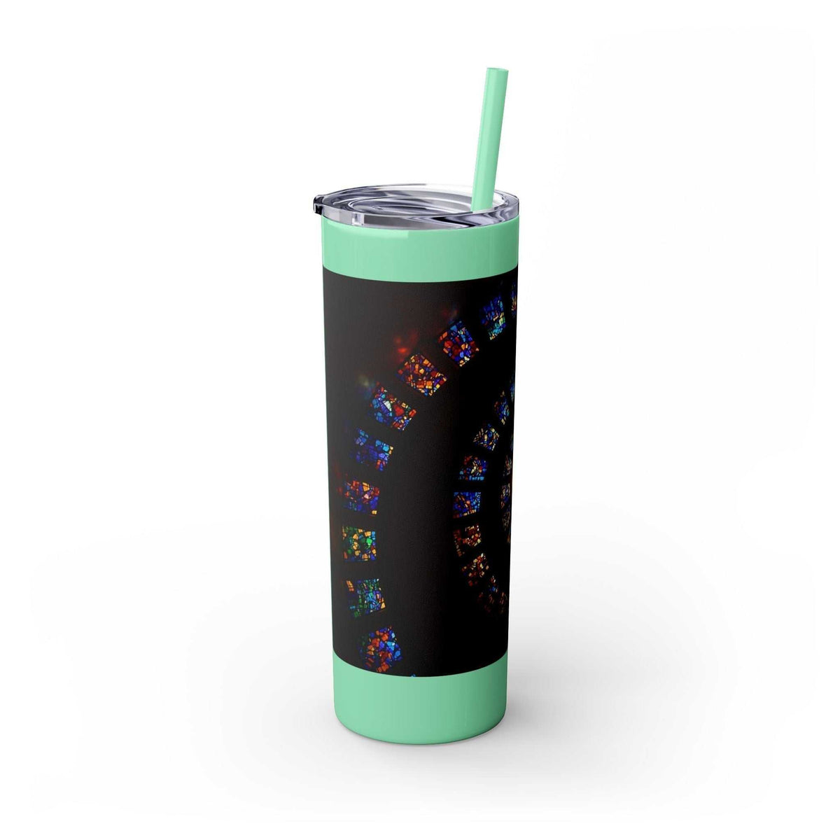 The Maars personalized skinny tumbler with straw