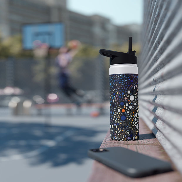 Galaxy Pattern Stainless Steel Water Bottle | Stylish Travel Hydration | Perfect for Hiking, Sports, Gifts & Eco-Friendly Living