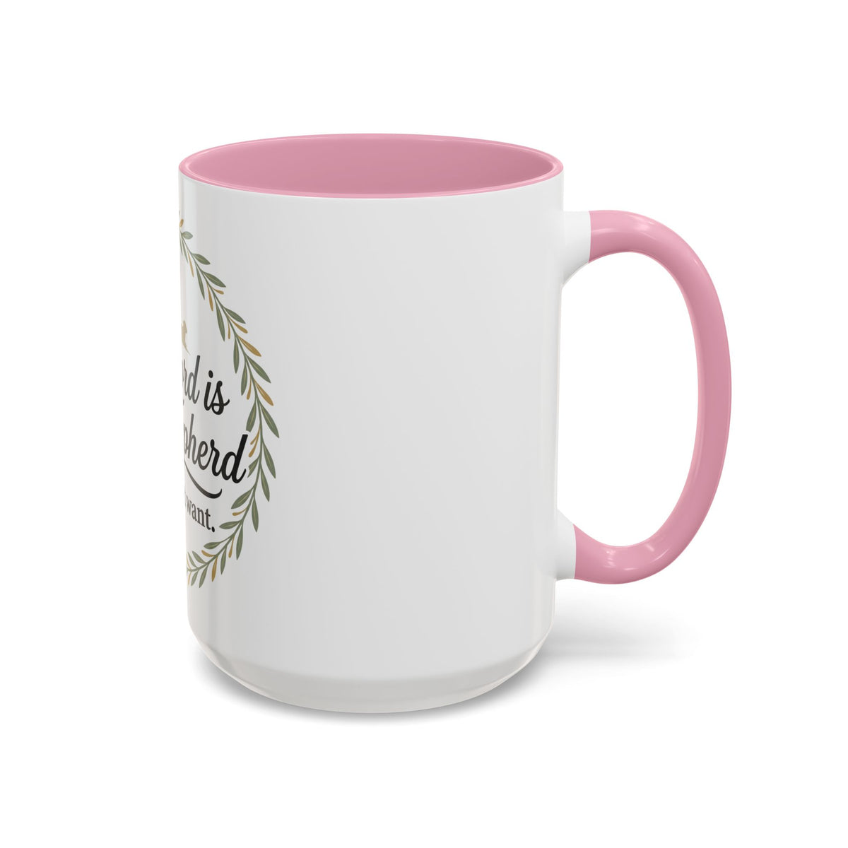 Christian Mug — "The Lord Is My Shepherd, I Shall Not Want" Inspirational Coffee Cup