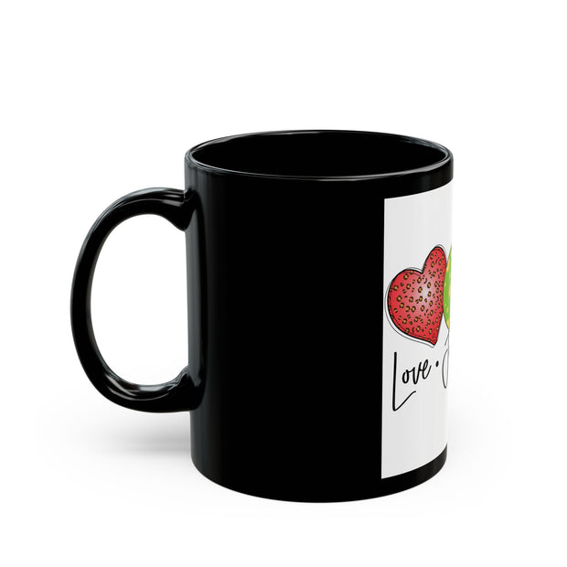 Love-Joy-Treats Black Ceramic Mug (11oz, 15oz)