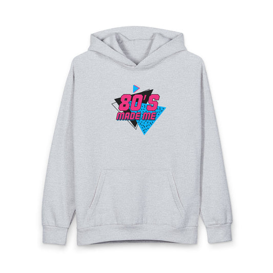 80's Made Me Hoodie — Retro 1980s Vintage Graphic Pullover