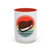 Valentine Heart Accent Coffee Mug (11, 15oz)