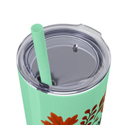 Thanksgiving Skinny Tumbler with Straw, 20oz - Festive Drinkware for Fall Celebrations, Reusable Travel Mug, Fall Decor Gift, Holiday [...]