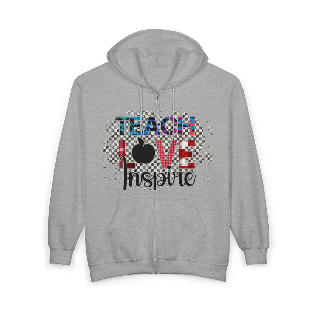 Teach Love Inspire Gray Hoodie