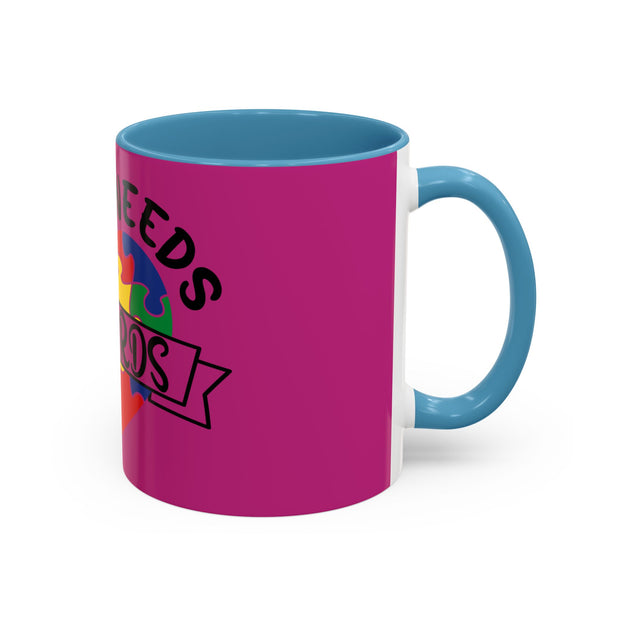 Accent Coffee Mug (11, 15oz)-Love Needs No Words