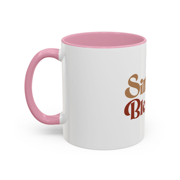 Simply Blessed Colorful Coffee Mug - 11oz & 15oz