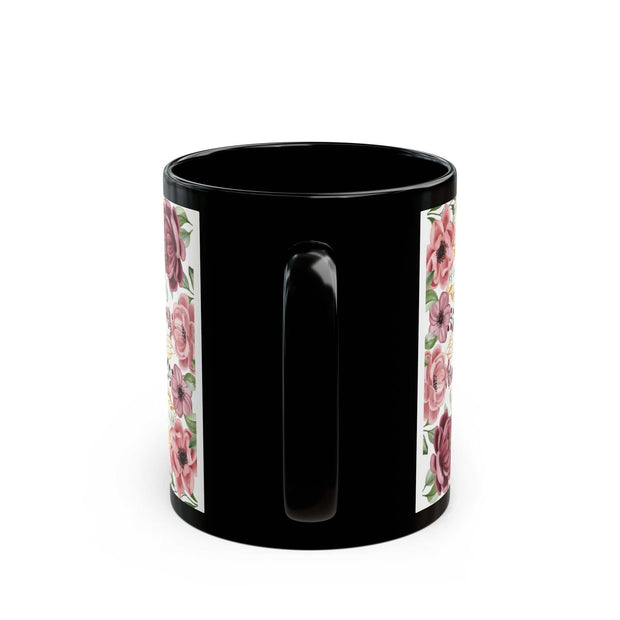 Black Mug (11oz, 15oz)-My Soul is Fed with Needle and Thread