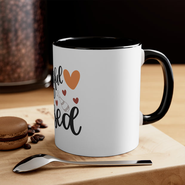 Thankful and Blessed Accent Mugs