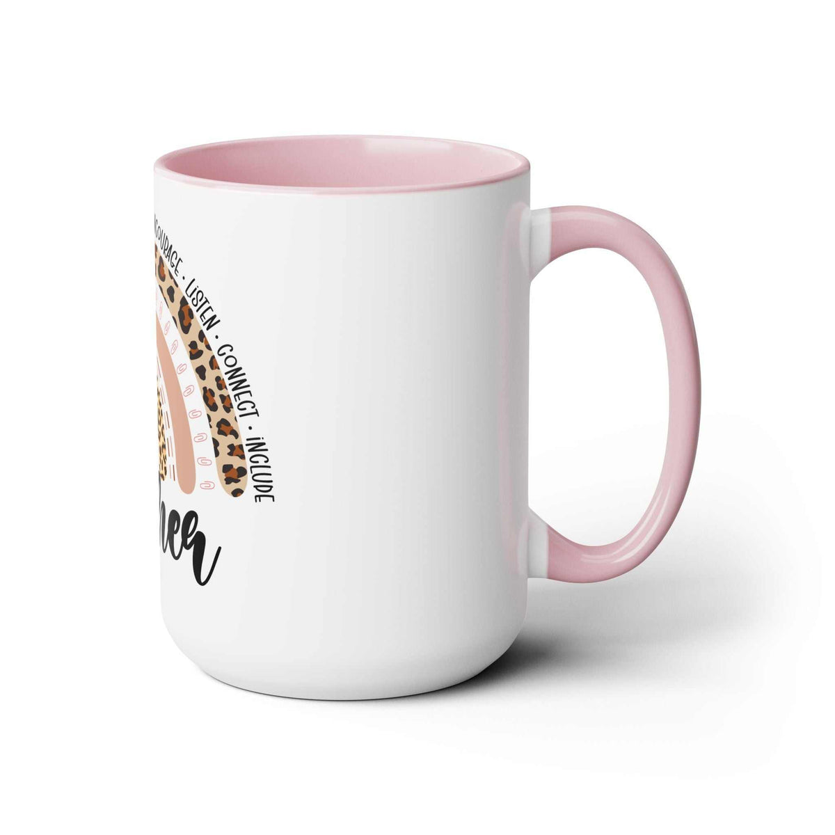 Teacher Two-Tone Coffee Mugs, 15oz