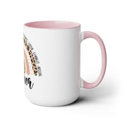 Two-Tone Coffee Mugs, 15oz