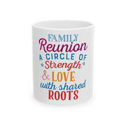 Family Reunion White Ceramic Mug