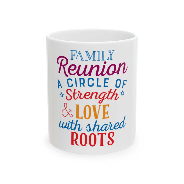 Family Reunion White Ceramic Mug
