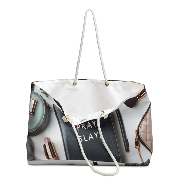 Inspirational Weekender Bag - Motivational Tote for Travel, Fitness, Church, Self-Care, Women’s Gifts