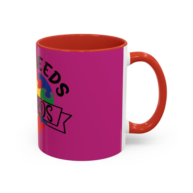 Accent Coffee Mug (11, 15oz)-Love Needs No Words