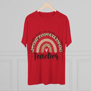 Leopard Print Teacher Tee, Inspirational Teacher Shirt, Gift for Educators, Back to School Outfit, Classroom Apparel, Unisex Shirt