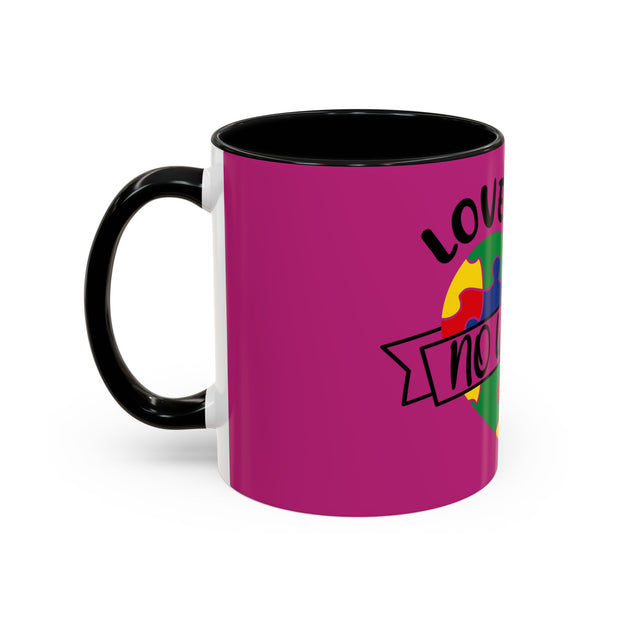 Accent Coffee Mug (11, 15oz)-Love Needs No Words
