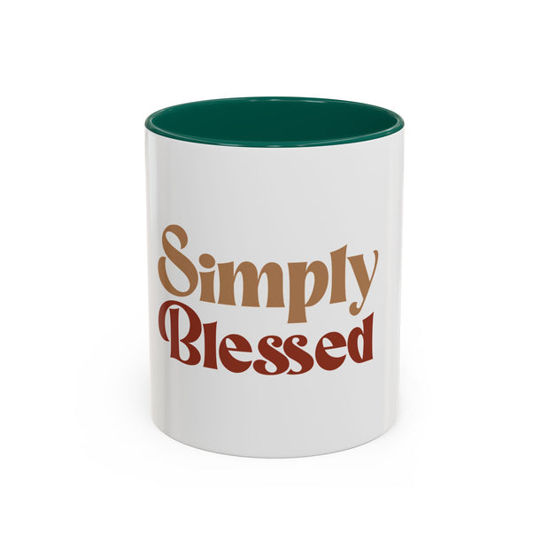 Simply Blessed Colorful Coffee Mug - 11oz & 15oz