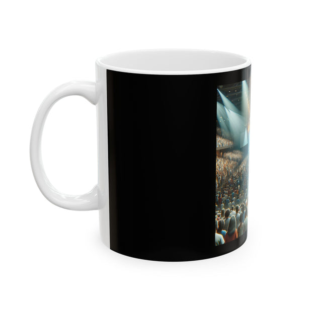 Concert Vibes Ceramic Mug - Perfect for Music Lovers, Gift for Concert Goers, Unique Coffee Mug, 11oz, 15oz