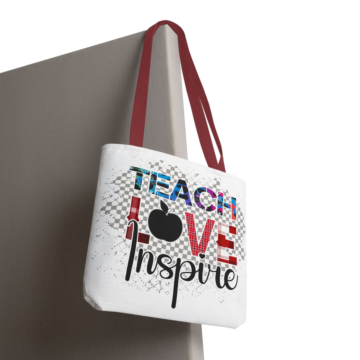 Teach Love Inspire Tote Bag — Teacher Appreciation Classroom Gift