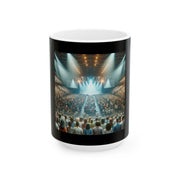 Concert Vibes Ceramic Mug - Perfect for Music Lovers, Gift for Concert Goers, Unique Coffee Mug, 11oz, 15oz