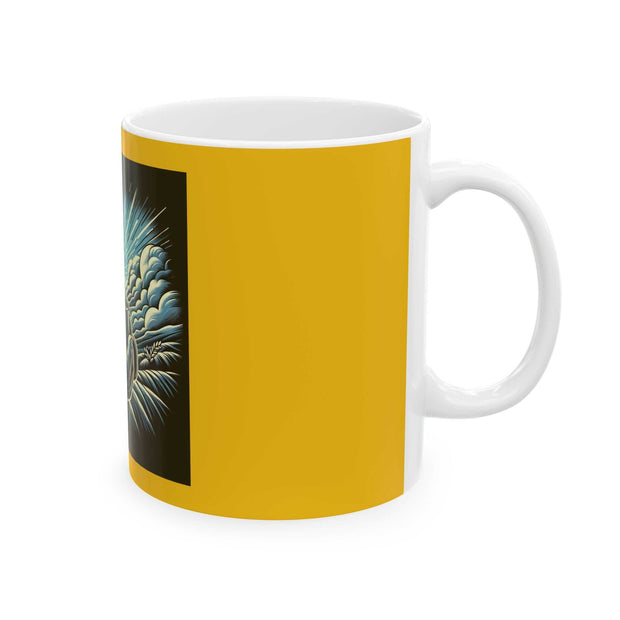 Inspirational Ceramic Mug - With God All Things Are Possible, Coffee Cup, Christian Gift, Motivational Mug, Religious Home Decor
