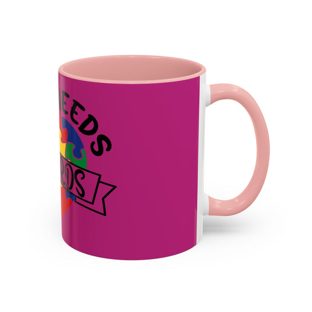 Accent Coffee Mug (11, 15oz)-Love Needs No Words