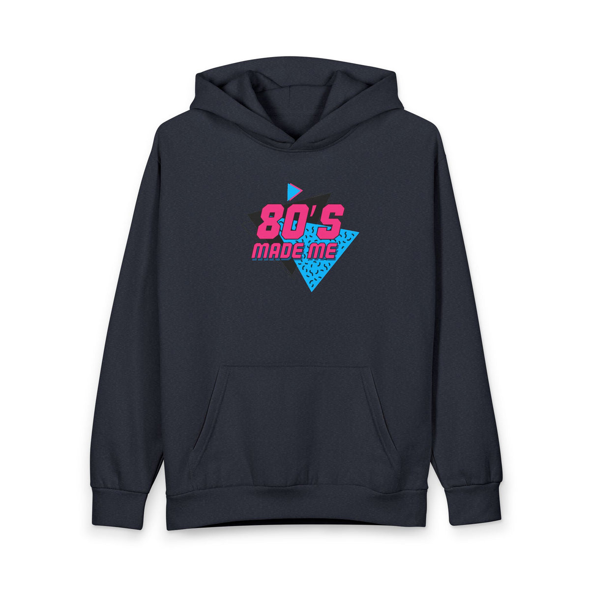 80's Made Me Hoodie — Retro 1980s Vintage Graphic Pullover