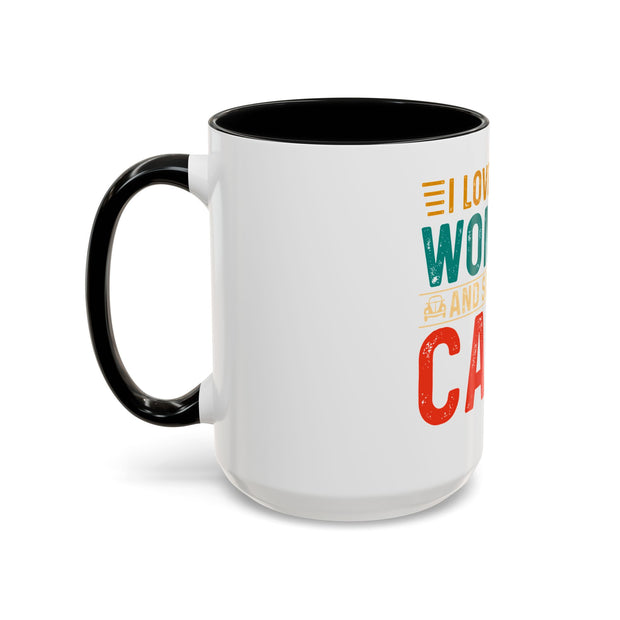 I Love One Woman and Several Cars Coffee Mug | Fun Gift for Car Lovers, Anniversary, Birthday, Personal Use, Home Decor